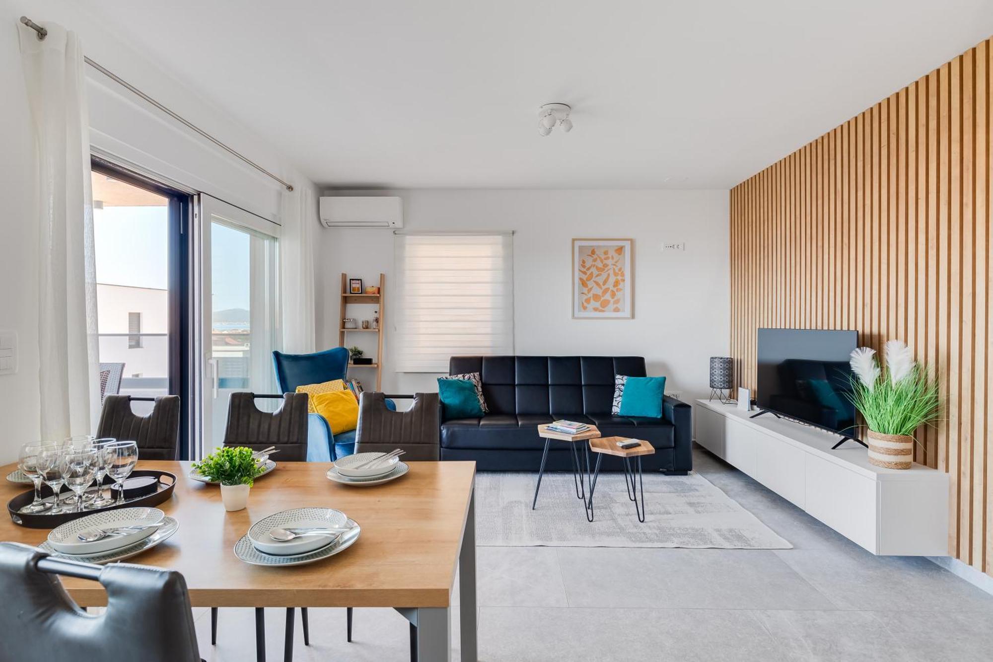 Sea Bay View Apartment - Appartement Avec Piscine Et Magnifique Vue Sur Mer Sveti Filip i Jakov Luaran gambar